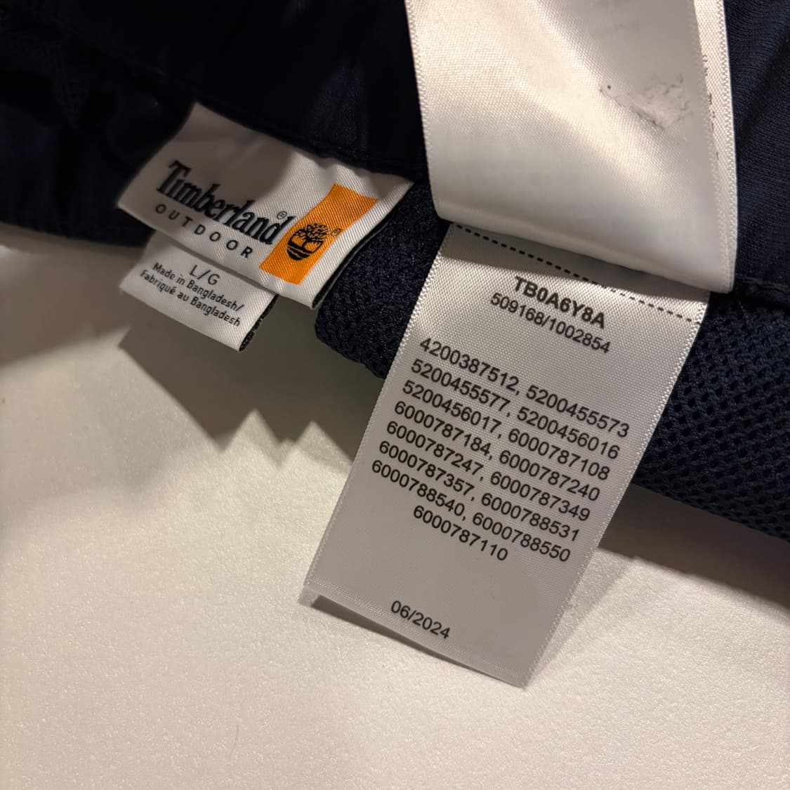 [L] 팀버랜드 네이비 카고 반바지 팬츠 C697 상품이미지6