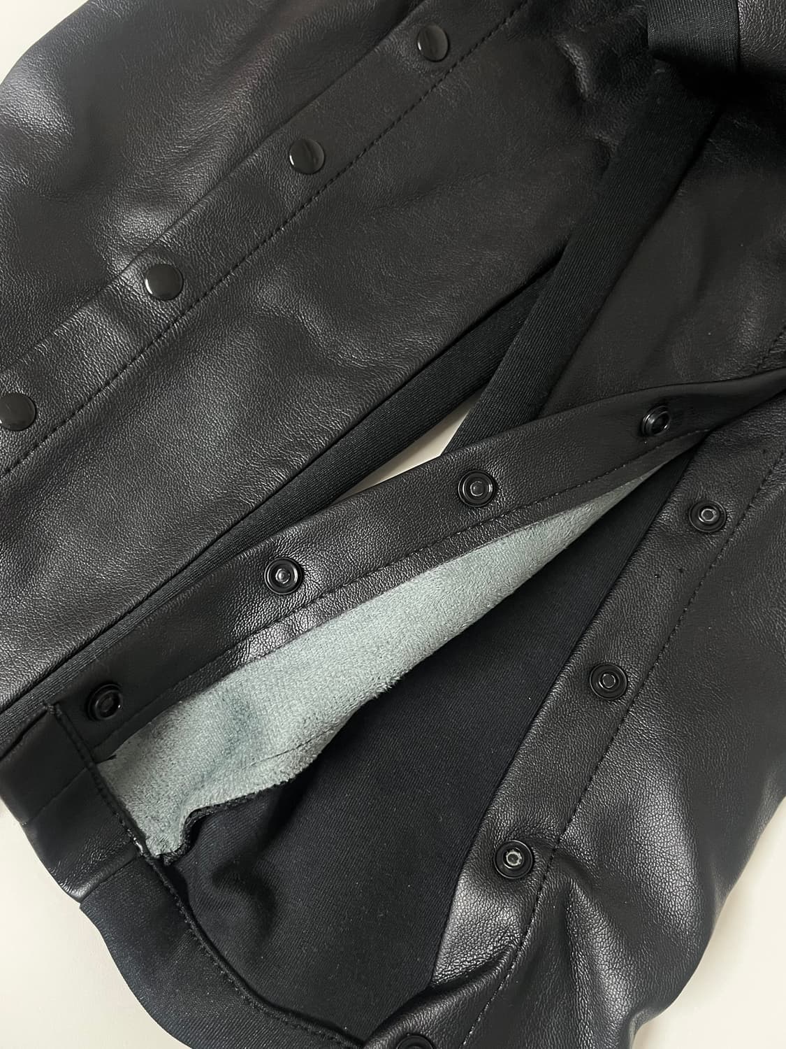 M) 아디다스 레더 레깅스 팬츠 블랙 상품이미지7