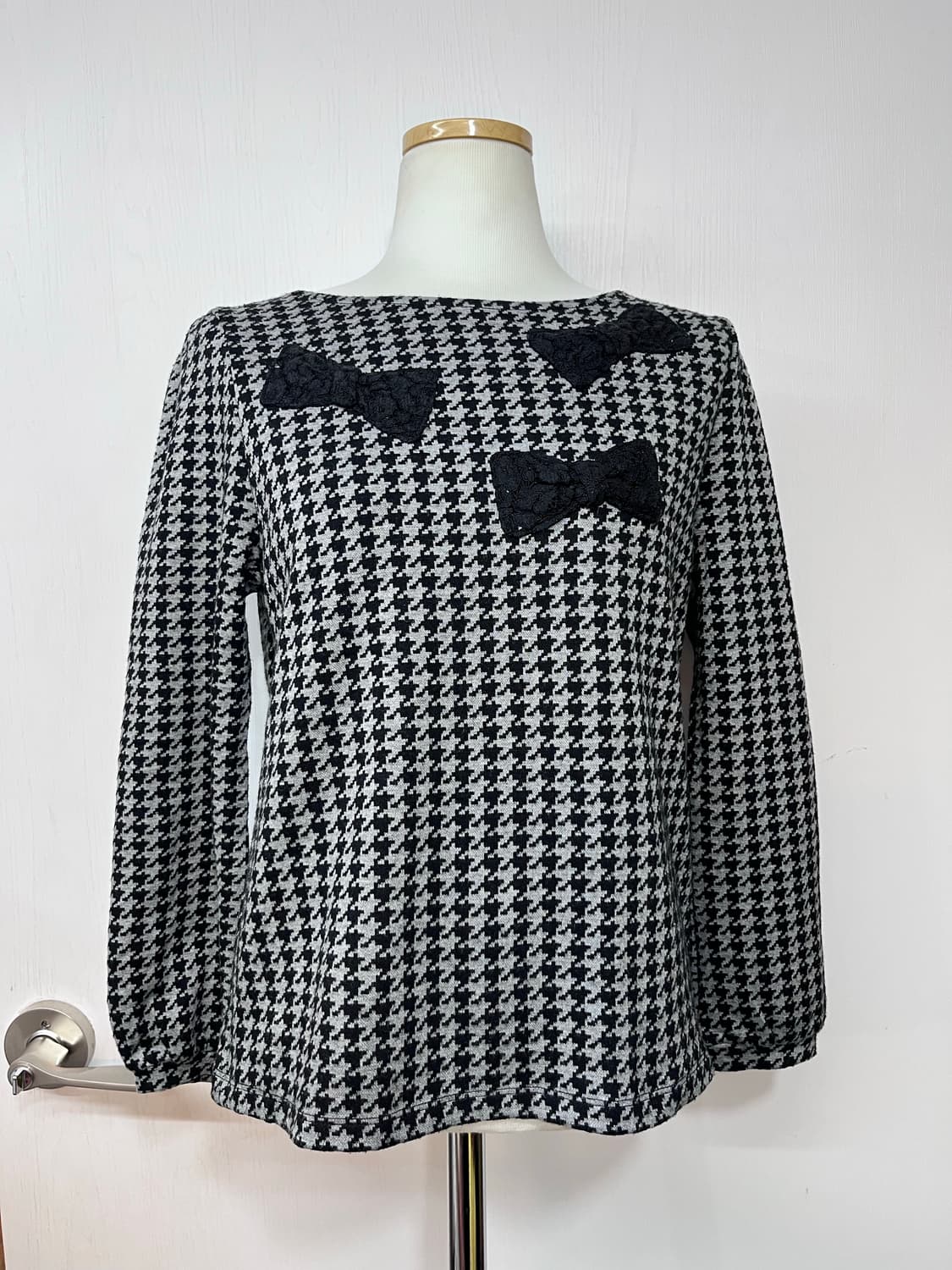 일본 빈티지 히메 레이스 리본 긴팔 상품이미지1