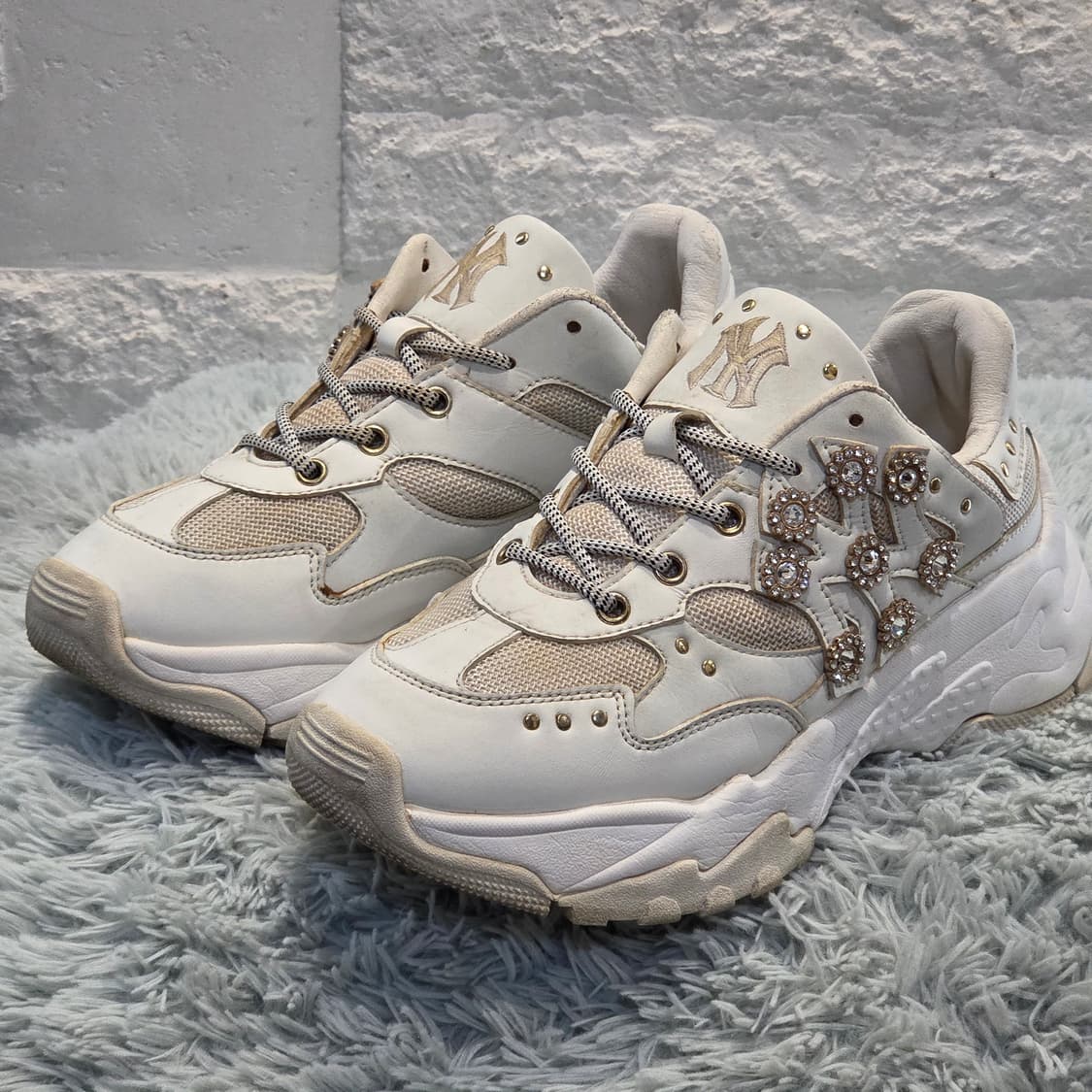 6a-12:엠엘비 청키 라이너 뉴욕 주얼 화이트 240mm 상품이미지1