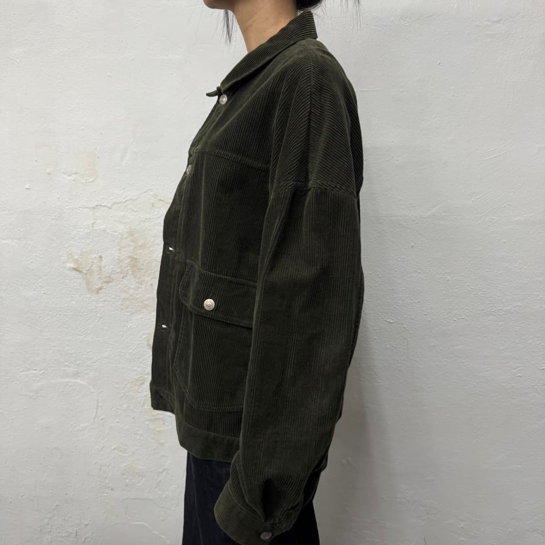 프릭스스토어(Freak's store) 올리브 코듀로이 쇼트 트러커 자켓 상품이미지2