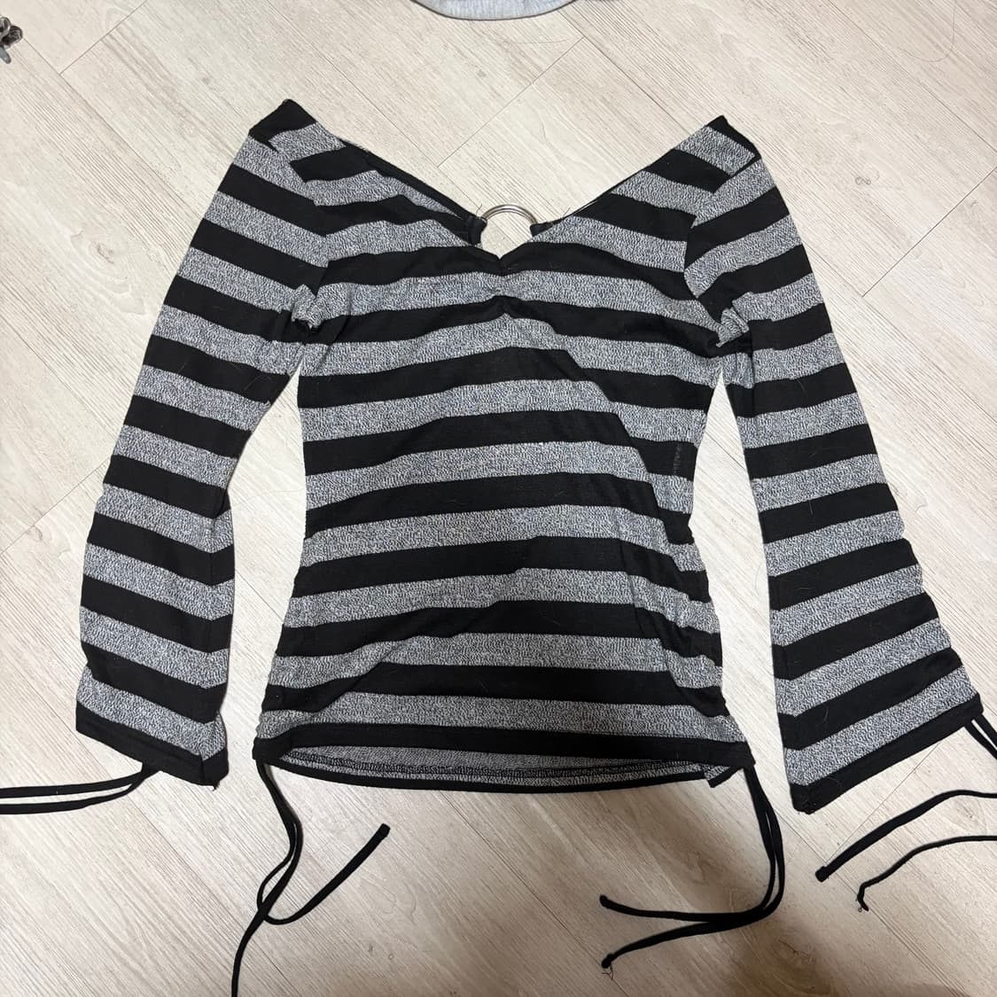 오네갸루 오네걀 옾숄 셔링 오링포인트 롱슬 아케호무 상품이미지1