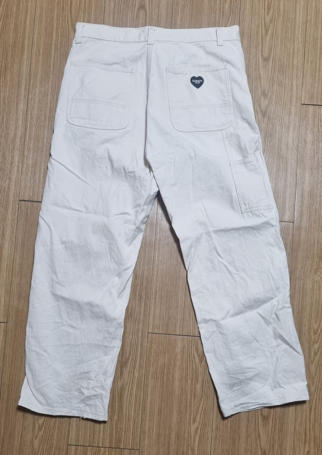 Carheart Wip drewe 내추럴 린스드 팬츠 상품이미지5