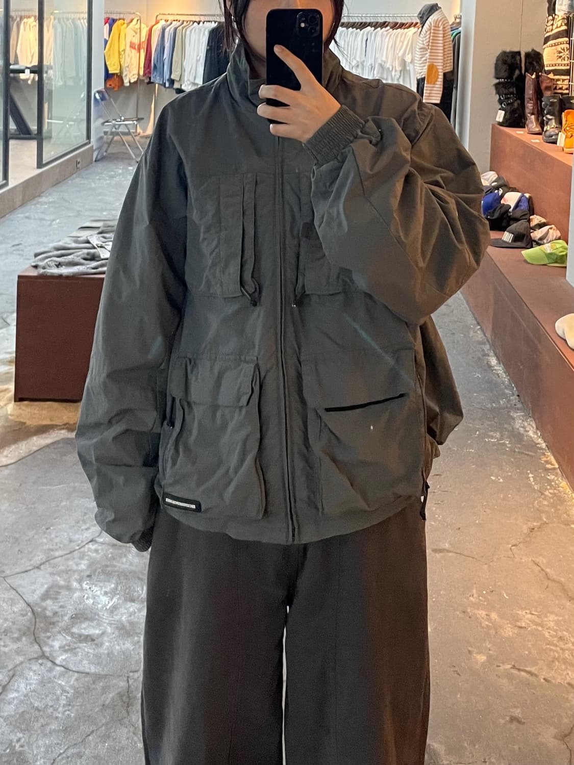 세컨모놀로그 크롭 필드 자켓 H551 상품이미지1