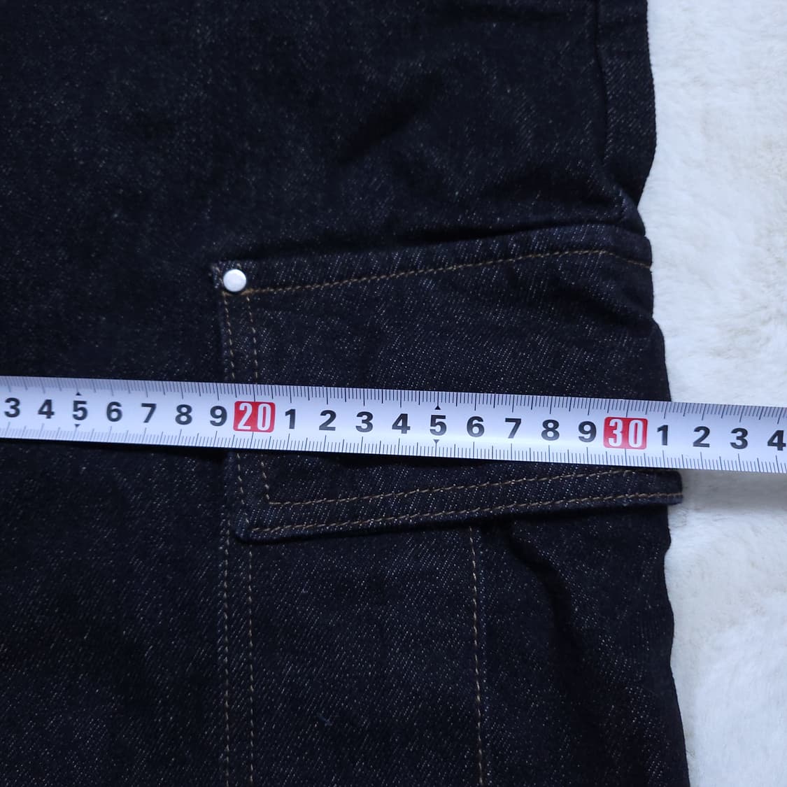 톰보이 새제품 여성 데님카고바지 S 0310 뽀샤샤 상품이미지5