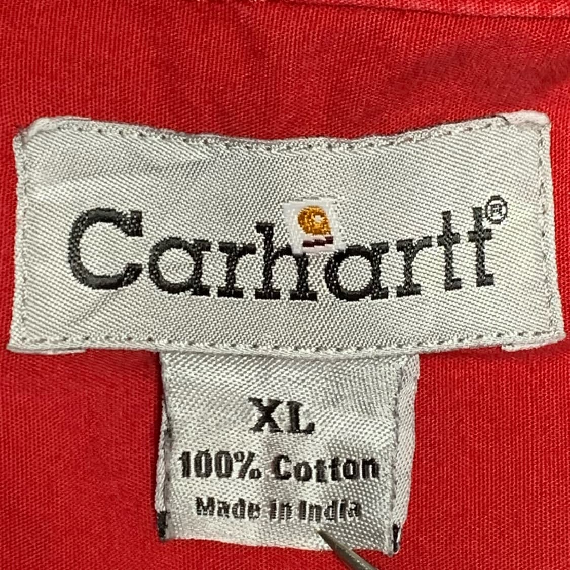 [L] 칼하트 코튼셔츠 레드 상품이미지4