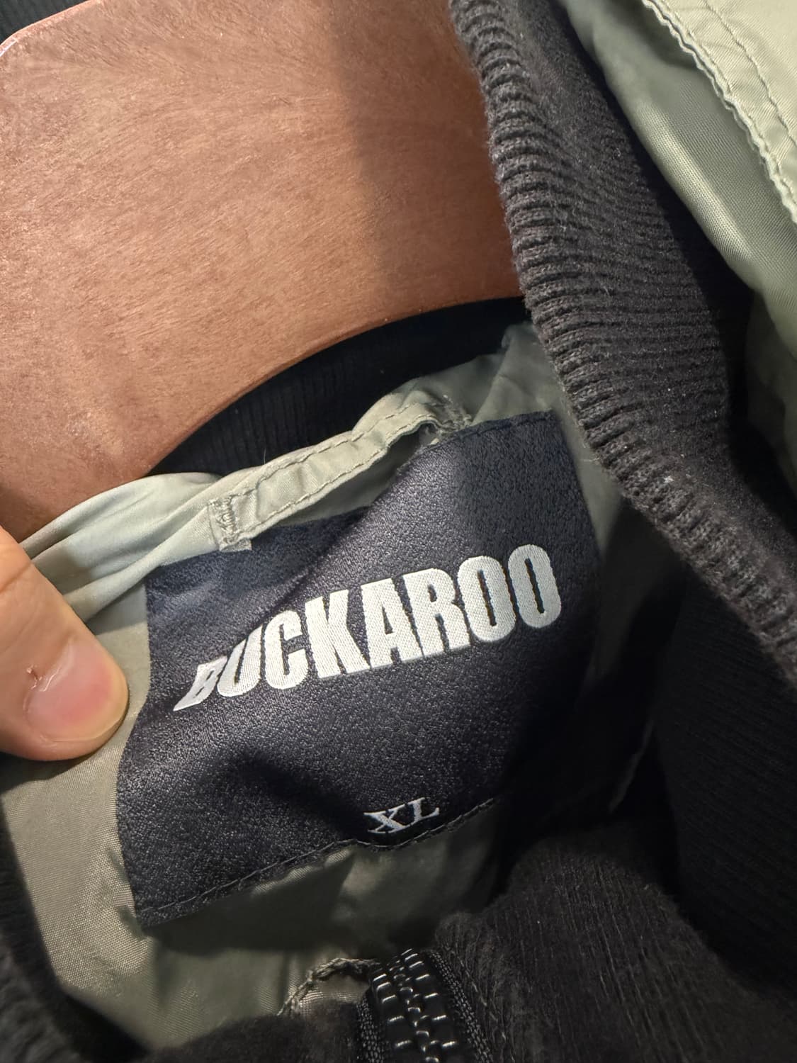 (XL) buckaroo 버커루 히든 후드 바람막이 블루종 자켓 상품이미지5