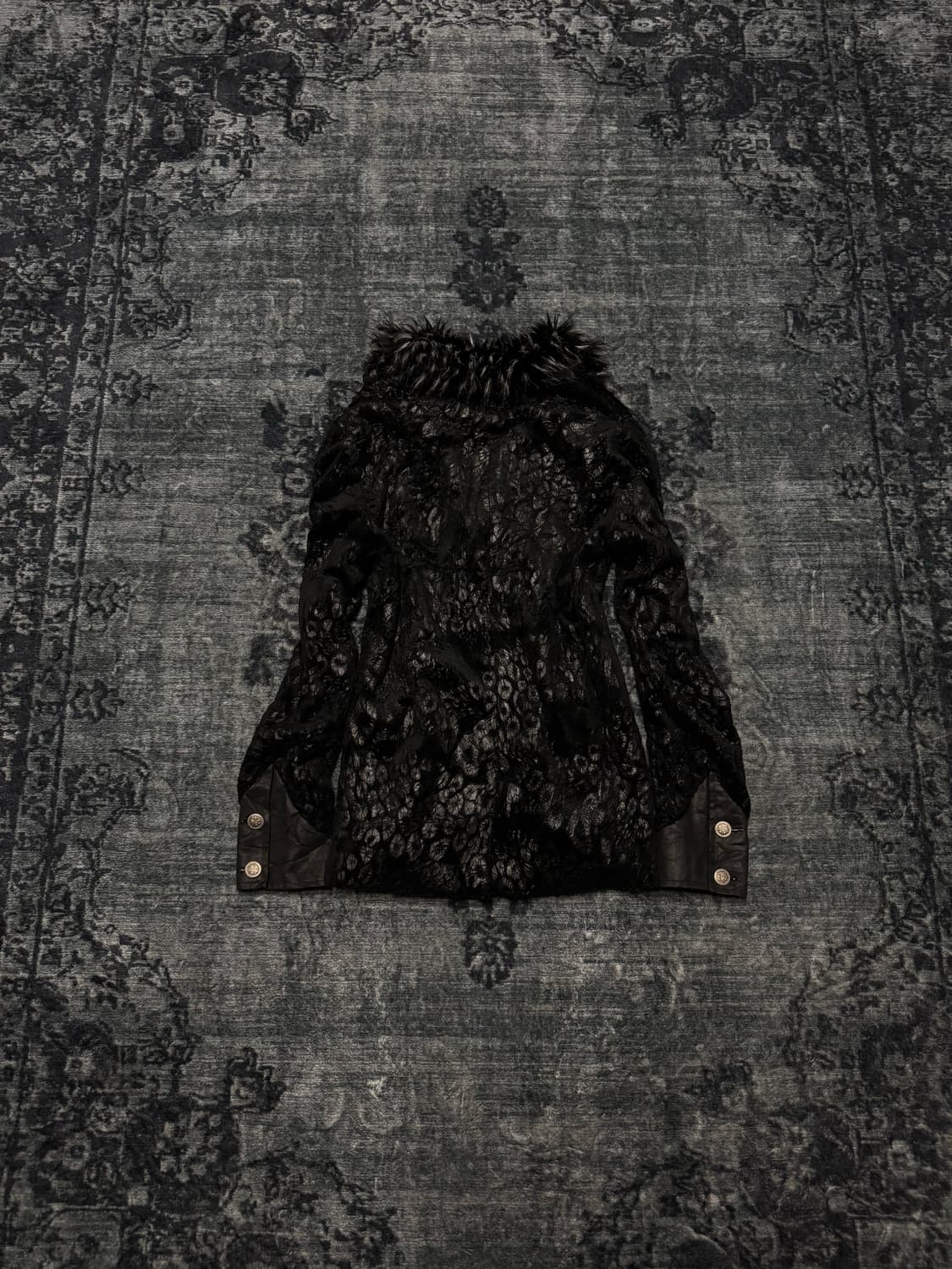 Buffalo bobs vkei black leopard velour f 상품이미지8