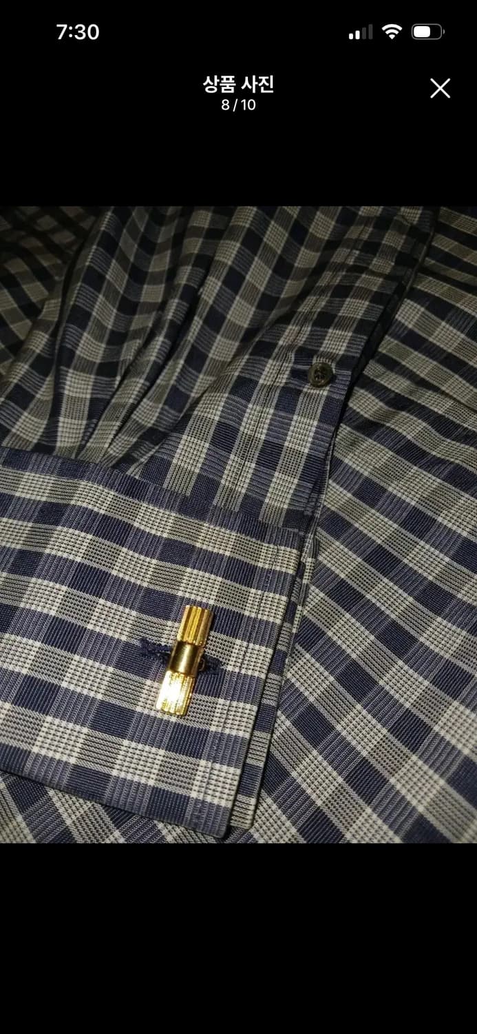 TOM FORD COTTON CHECKED DRESS SHIRTS 상품이미지8