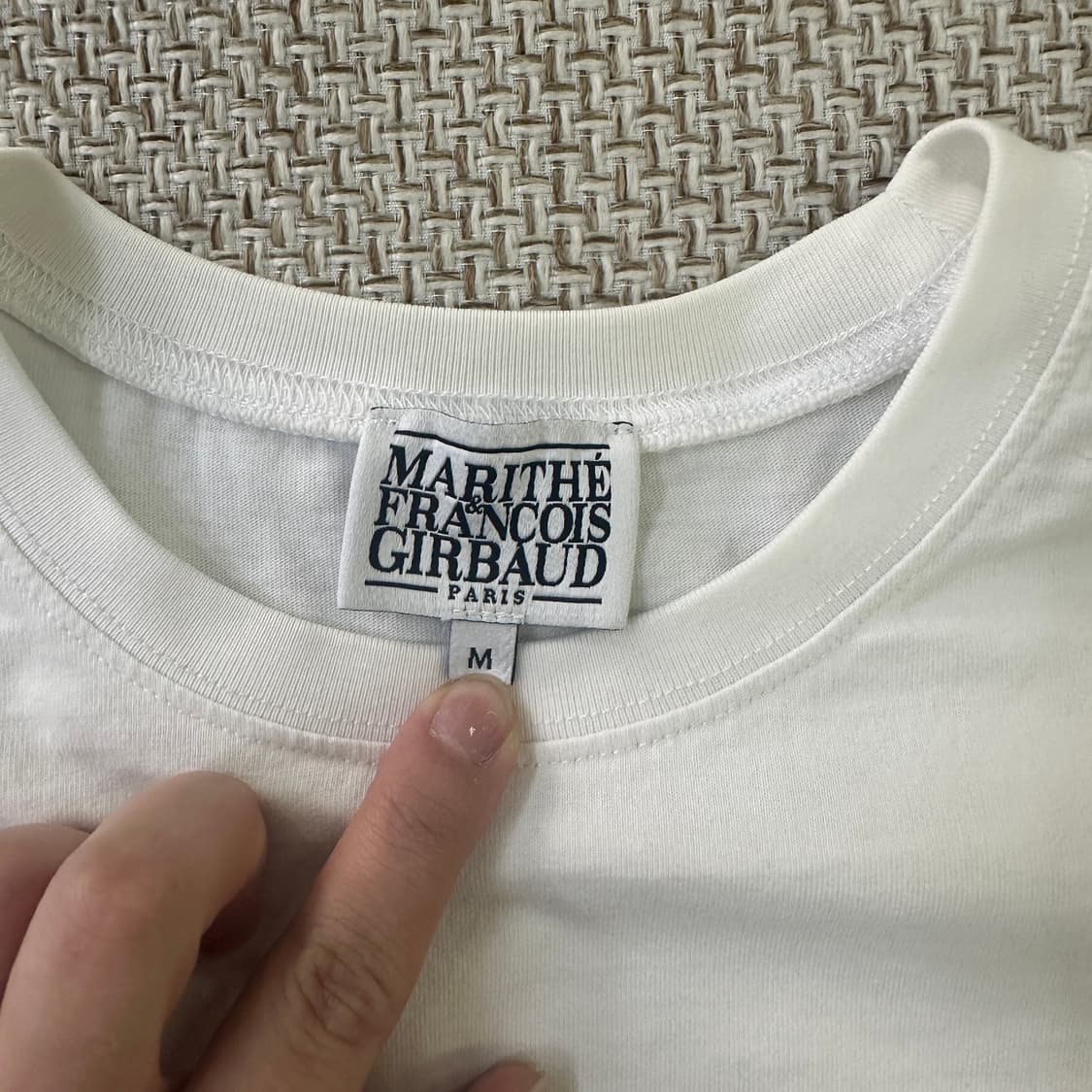 M 마리떼 파리 로고 티셔츠 반팔 0416D 상품이미지2