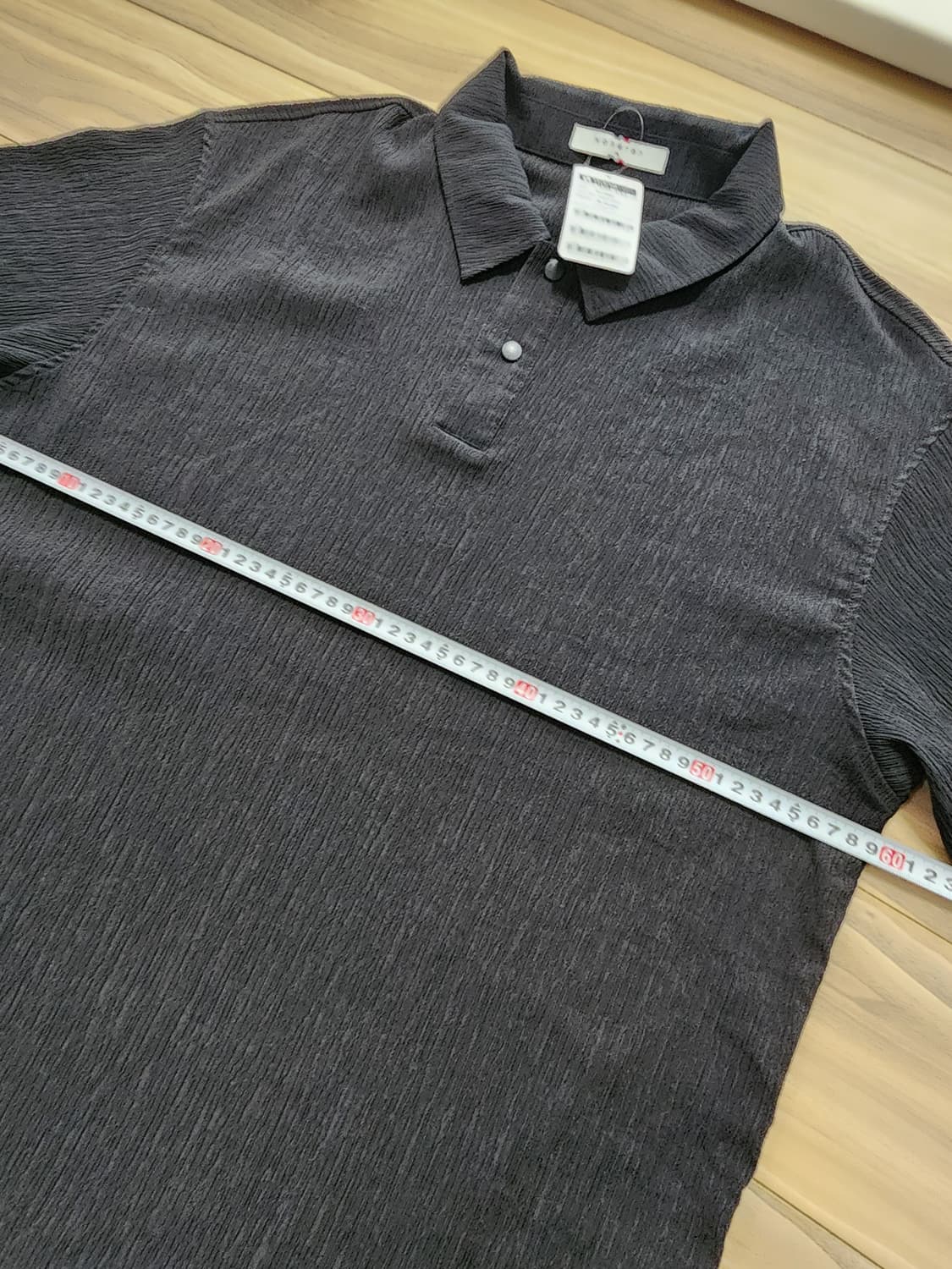 행텐반팔반바지셋업세트다크그레이 상품이미지5