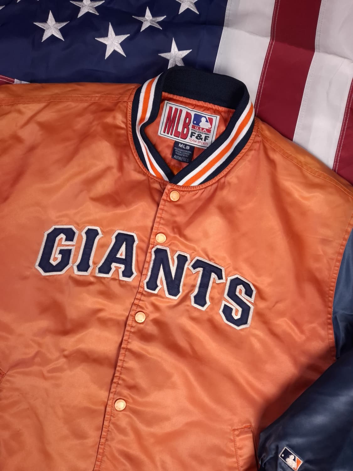 90's 빈티지 MLB 자이언츠 사틴 스타디움 자켓 상품이미지2