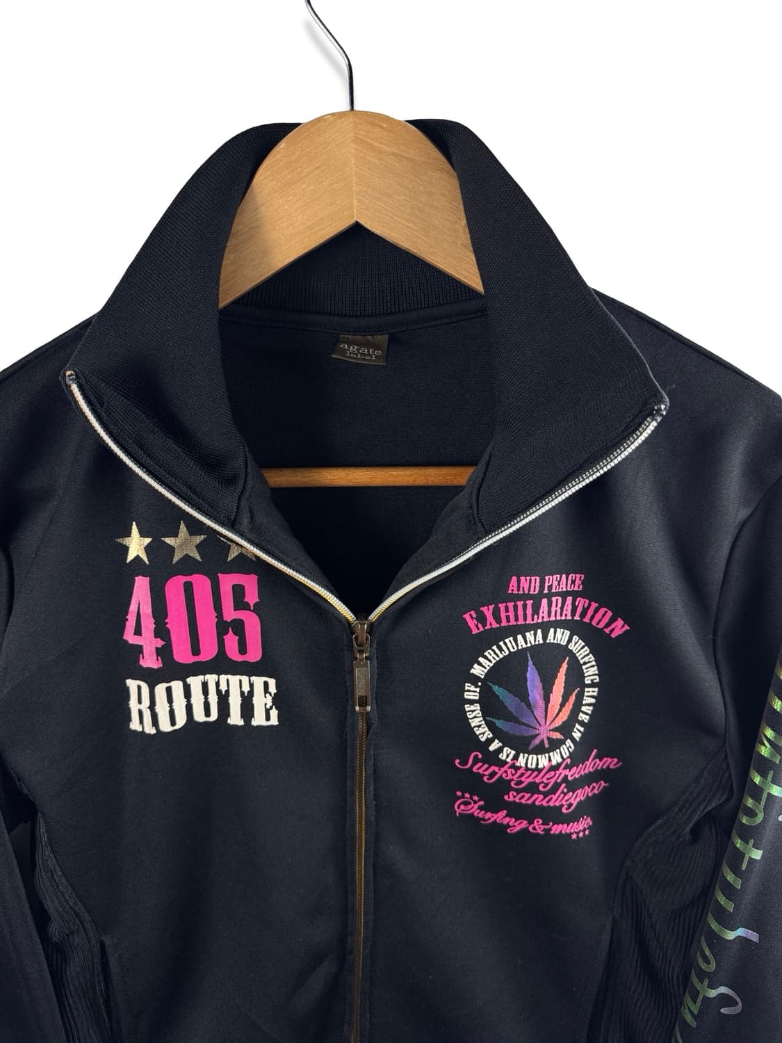 JPN Y2K 레터링 트랙탑져지2368 상품이미지3