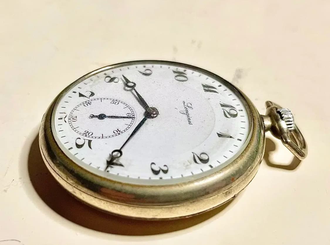 1920년대 빈티지 론진 회중시계 청침 LONGINES 엔틱 상품이미지4