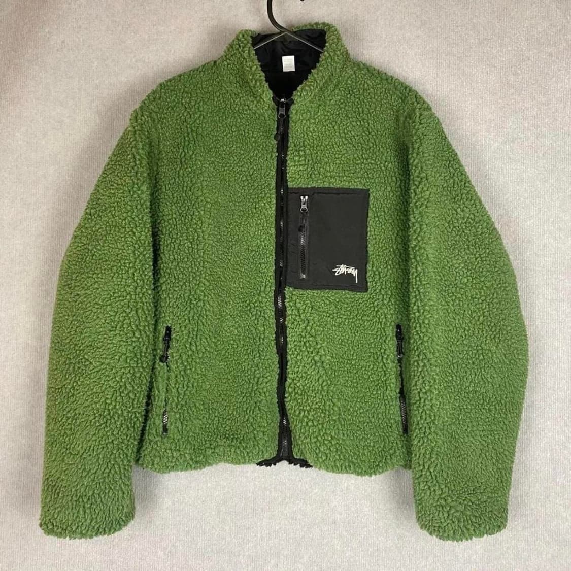 스투시 8볼 쉐르파 자켓 그린 상품이미지2