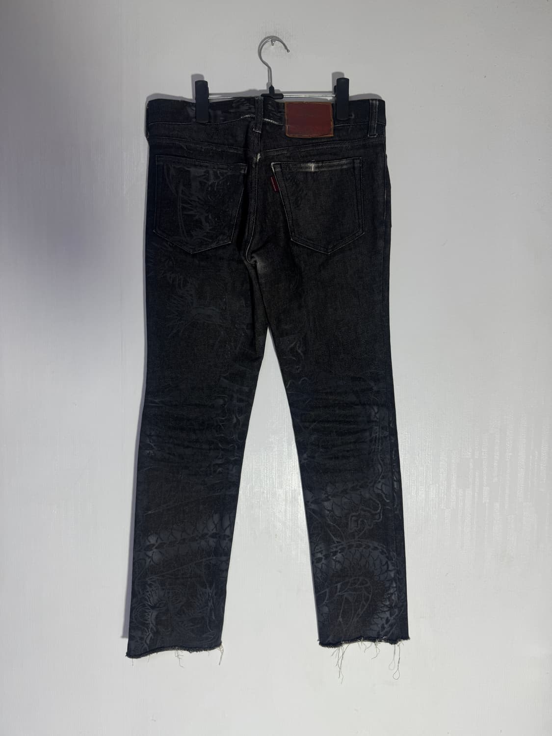 신이치로 아라카와 드래곤 패턴 데님팬츠 상품이미지2