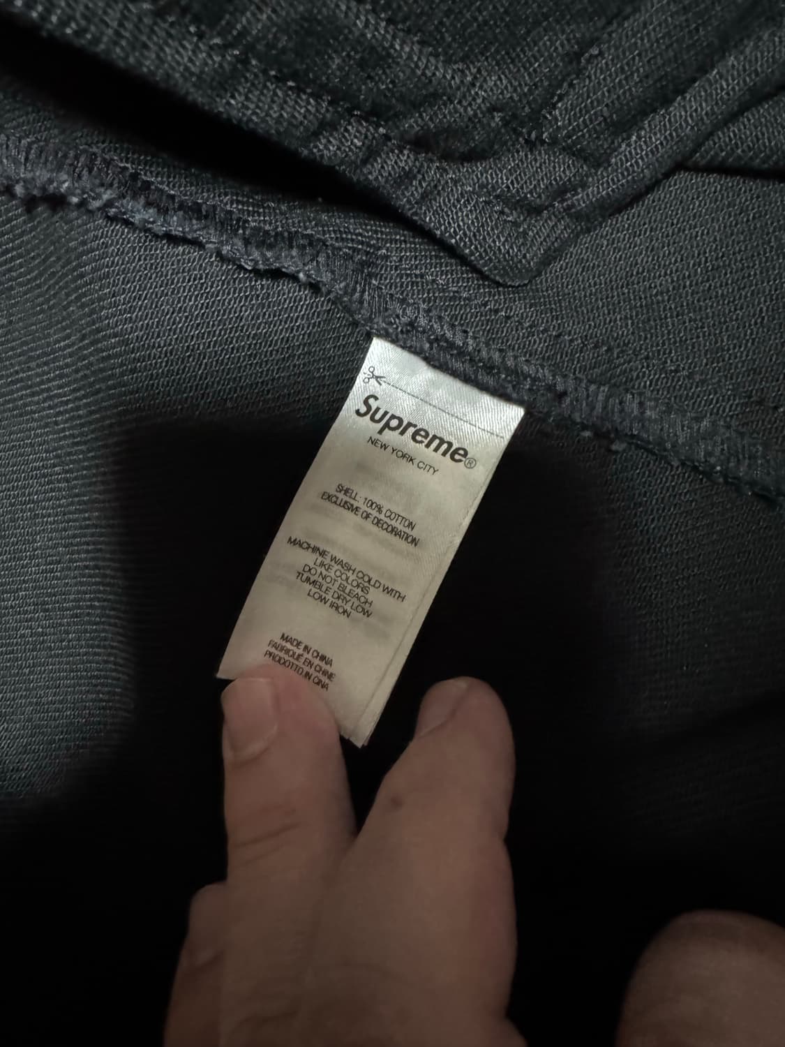 슈프림 아크 데님 코치자켓 블랙 24ss 상품이미지5