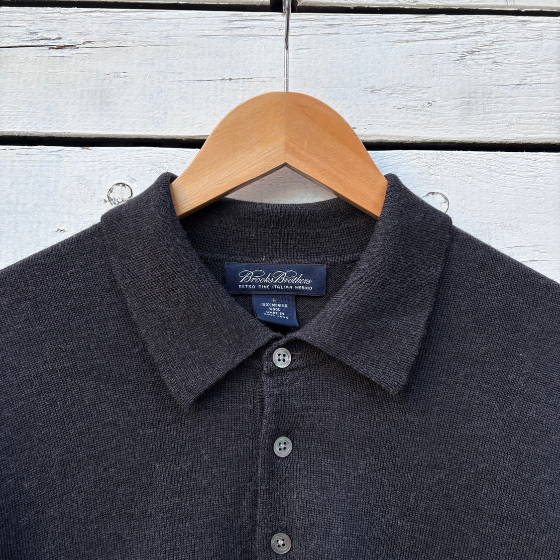 Brooks Brothers 브룩스브라더스 울 카라 니트 상품이미지4