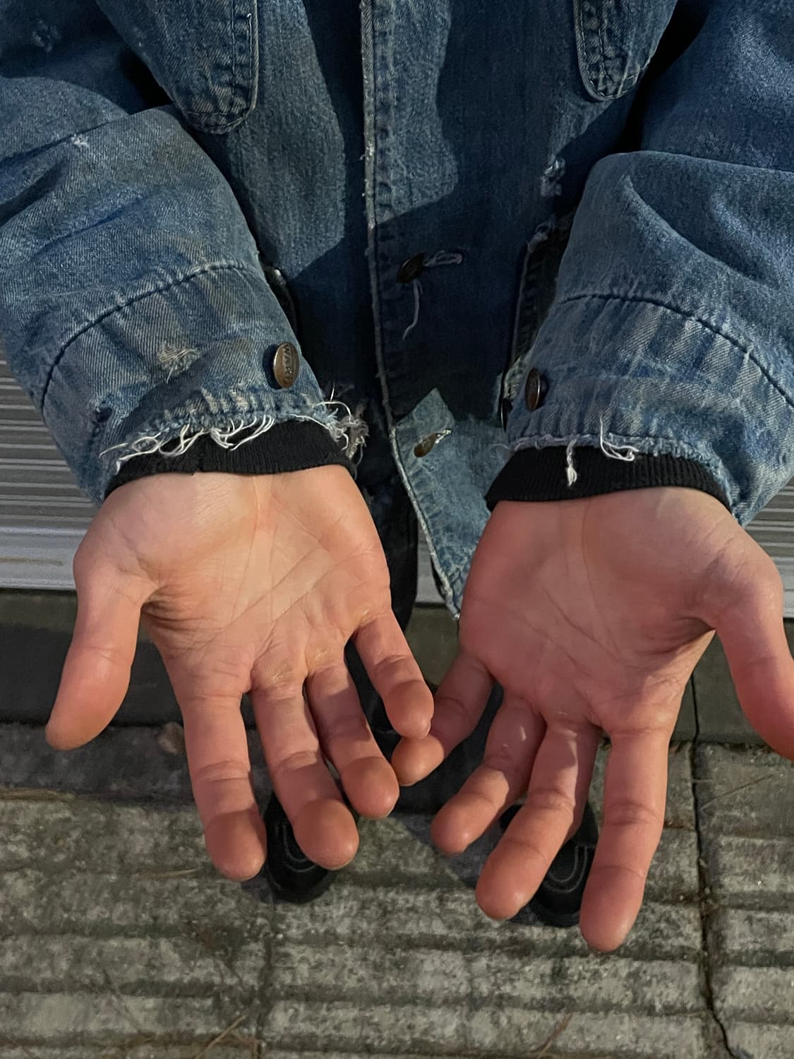 6-70s Distressed Montgomery Blanket JK 상품이미지6