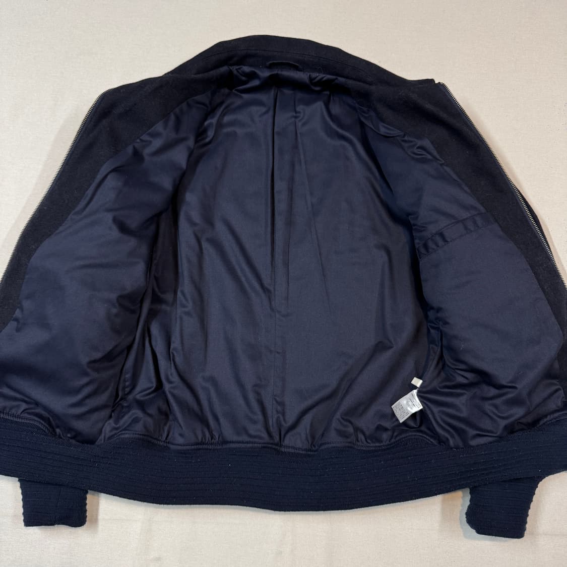 L) GU 네이비 울 블루종 봄버 자켓 상품이미지4