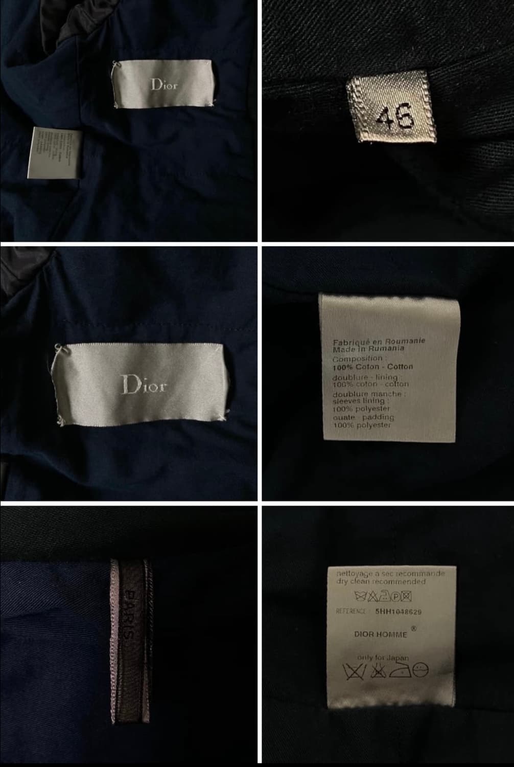 05FW Dior Homme IN THE MORNING BOMBER 상품이미지7