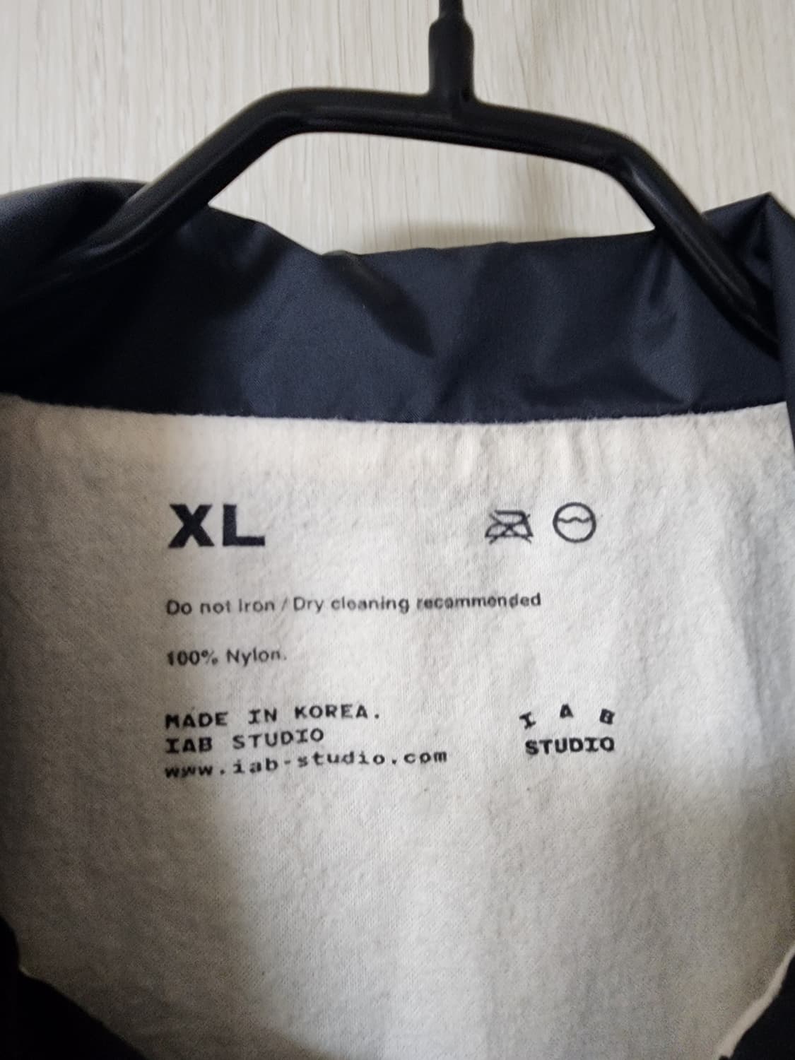 아이앱 스튜디오 IAB STUDIO 블랙 코치자켓 XL 상품이미지5