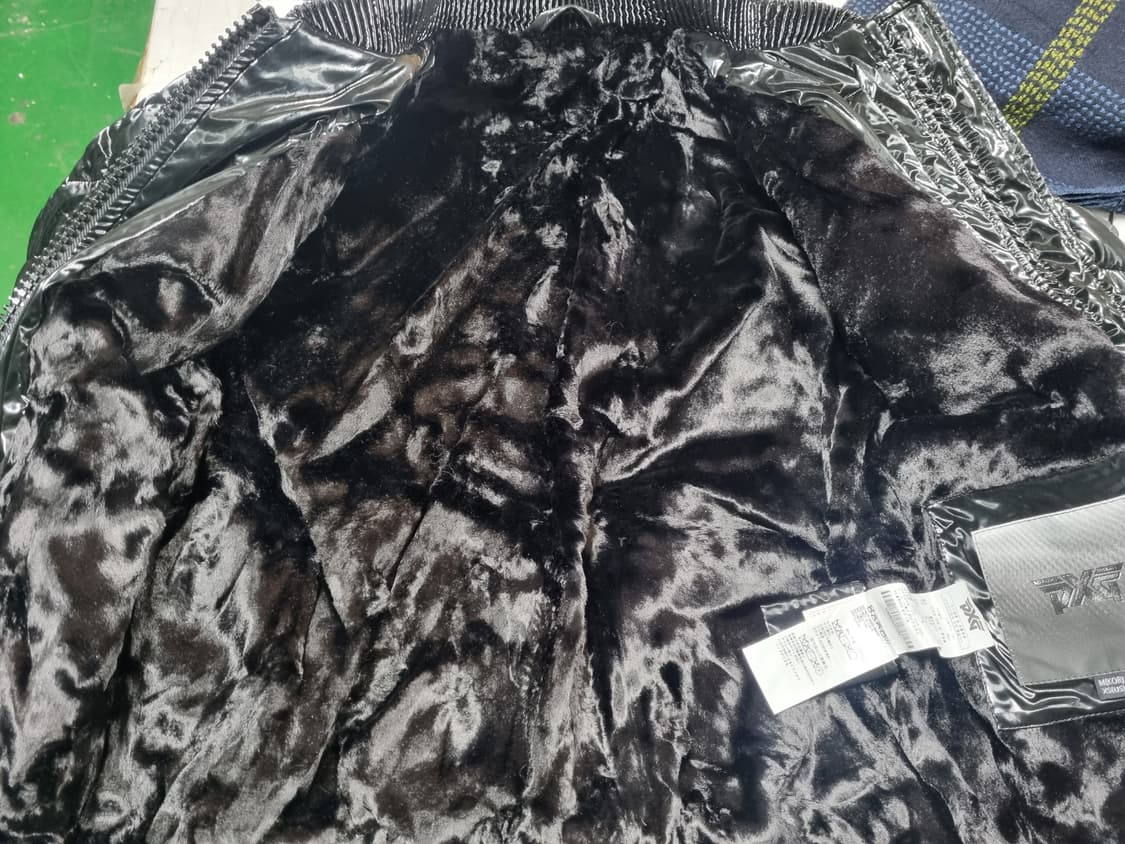 PXG 다이아몬드컷 퀼팅 블랙 봄버 윈터자켓 M 상품이미지5