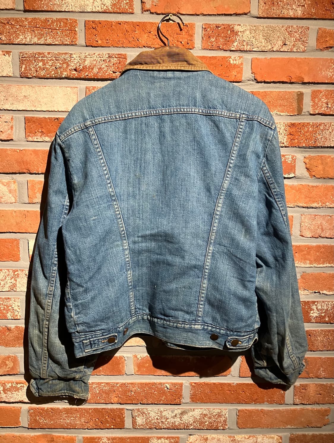 70s USA 빈티지 랭글러 데님 셰르파 자켓 상품이미지7