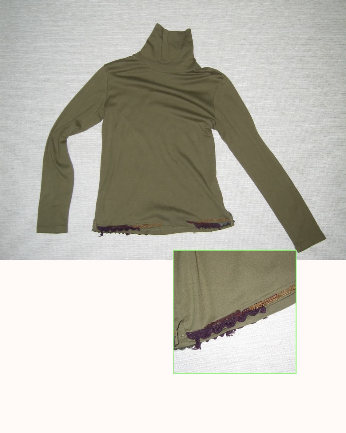 Sunao Kuwahara Turtle Neck Top 상품이미지1