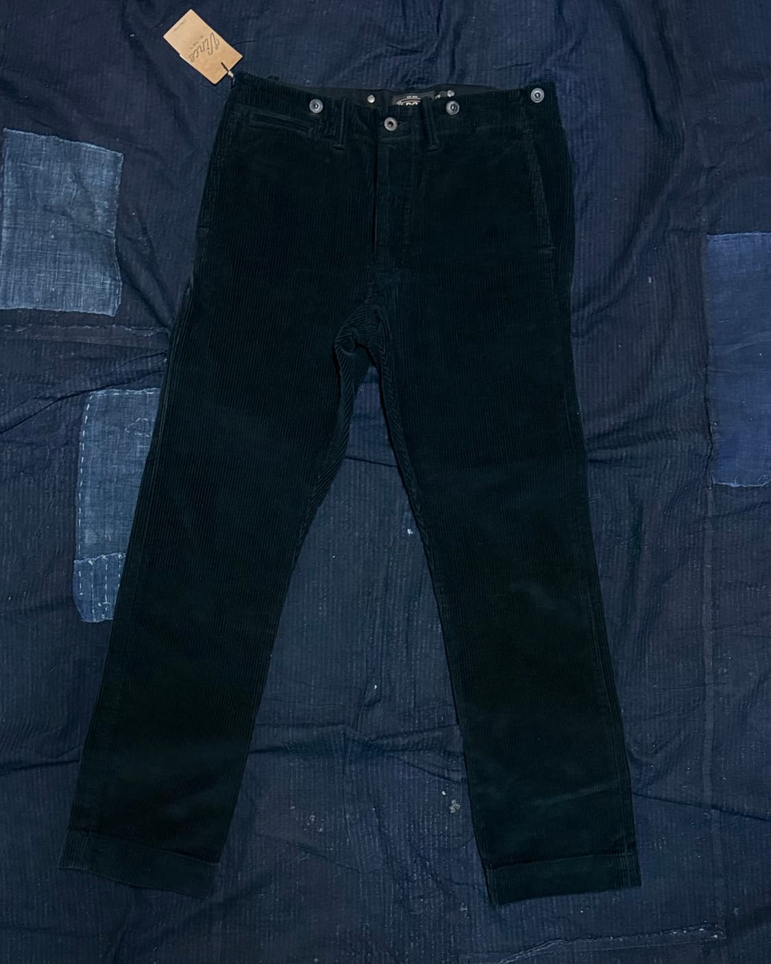 R.R.L 슬림핏 오피서 코듀로이 트라우저 30/30 상품이미지1