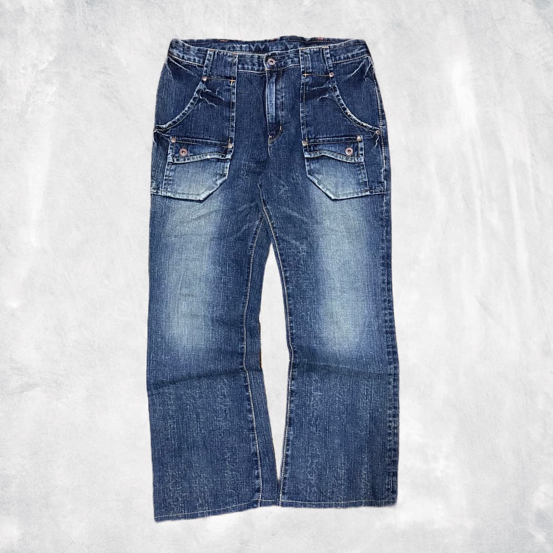 denim pocket semi boots cut 상품이미지1