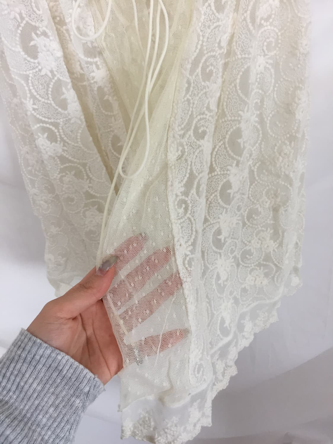 레이어드 레이스 조끼 나시 상품이미지8