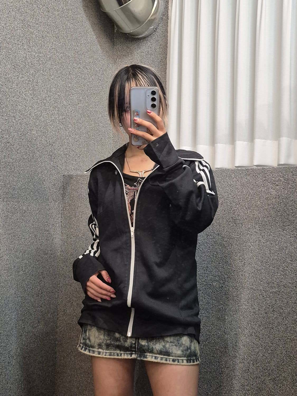 ADIDAS BLACK ZIPUP  상품이미지1