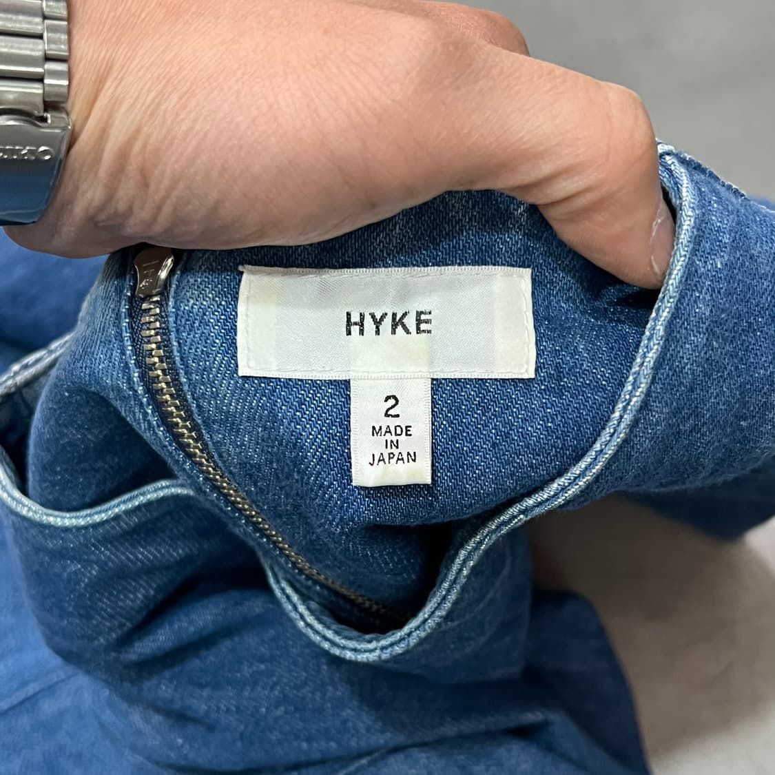  하이크 데님 원피스 y16172 상품이미지6