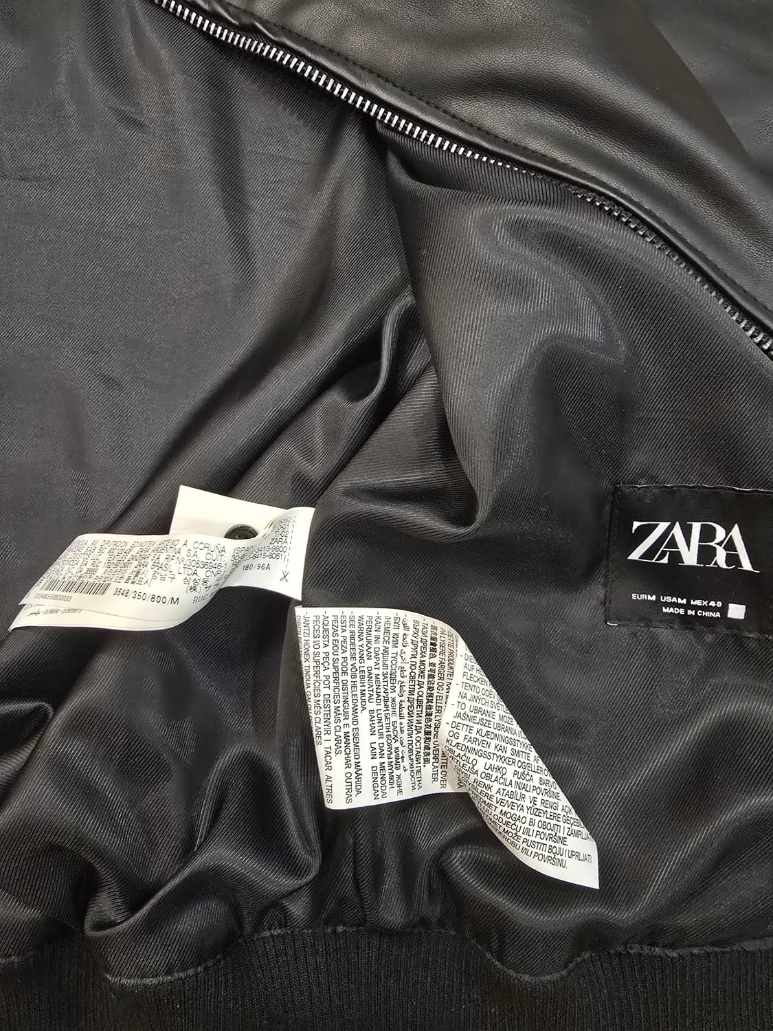 Zara leather jacket 상품이미지5