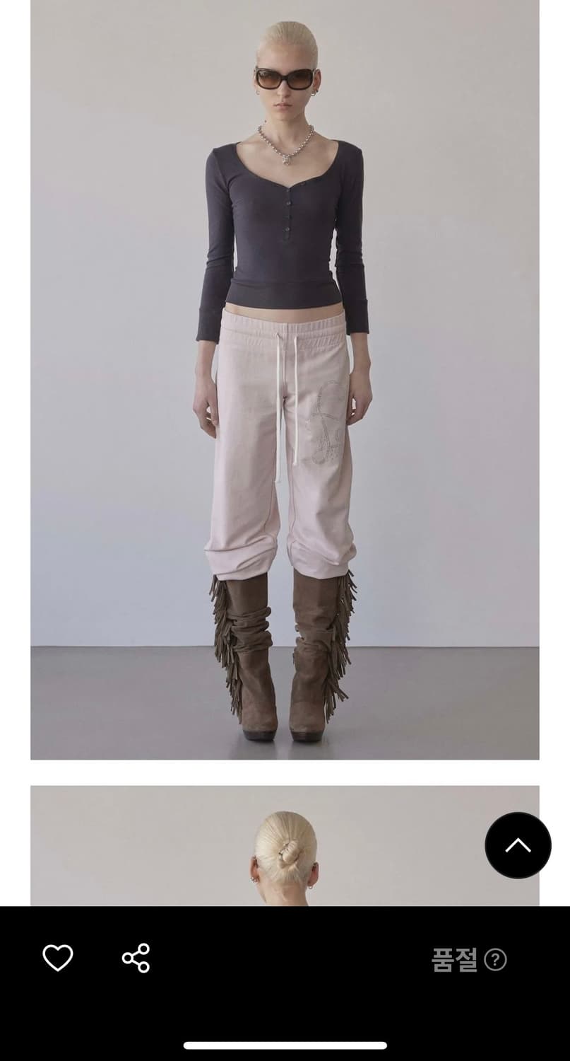 스컬프터 헨리넥탑 차콜 S 상품이미지1