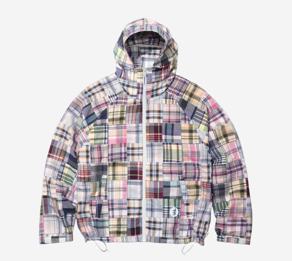 슈프림X굿이너프 패치워크 마드라스 후드자켓 멀티컬러 25SS XL 상품이미지1