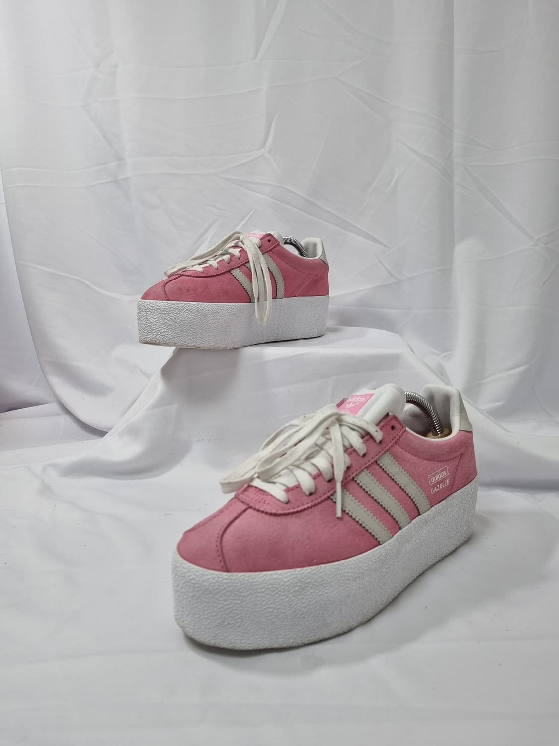 245 아디다스 가젤 업 플랫폼 스니커즈 핑크 상품이미지2