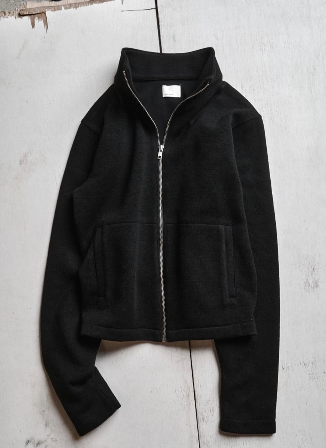 모노프리베 하이넥 집업 블랙 [2] 상품이미지1