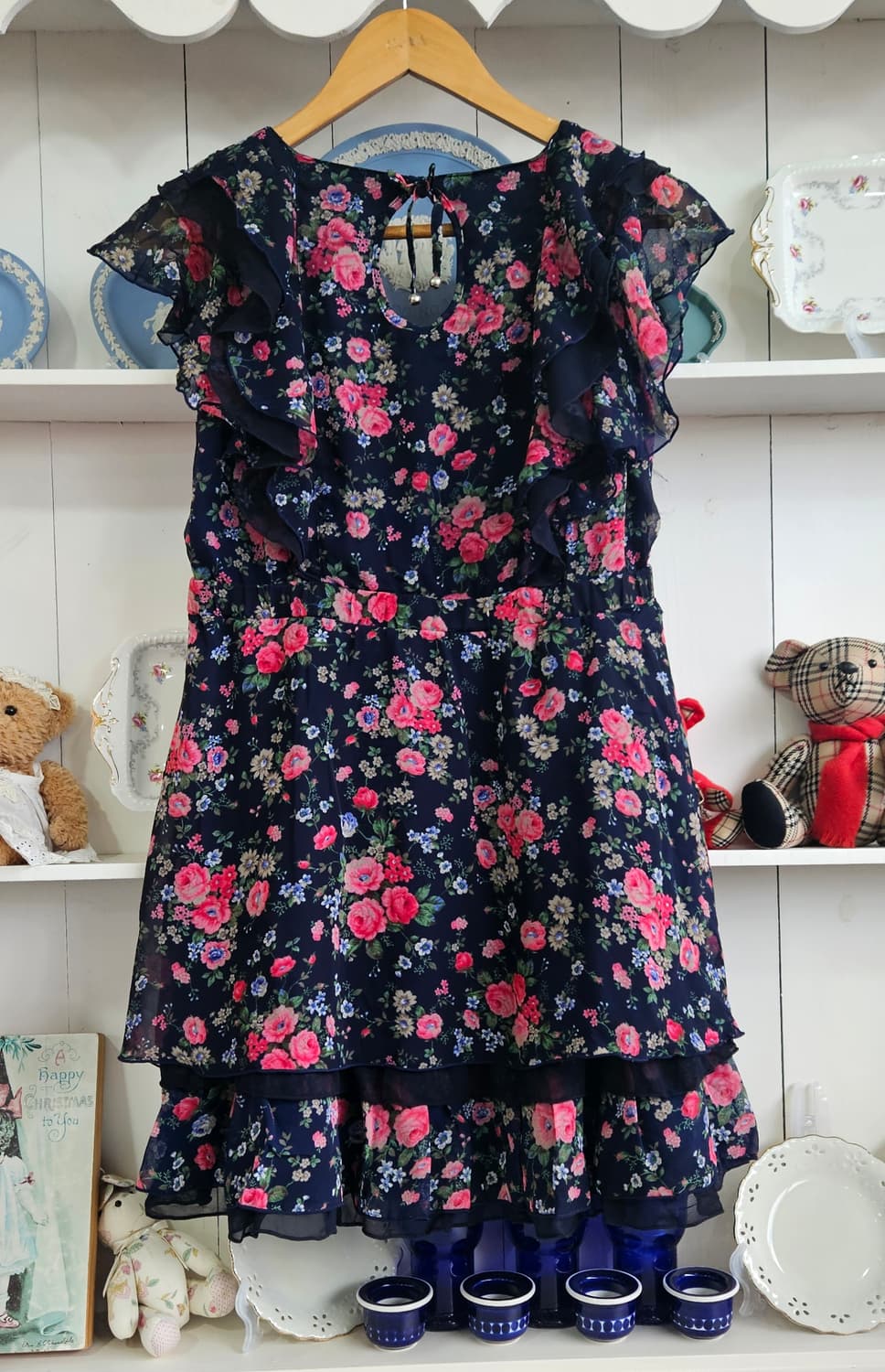 (CECIL McBEE) 플라워 쉬폰 원피스 상품이미지5