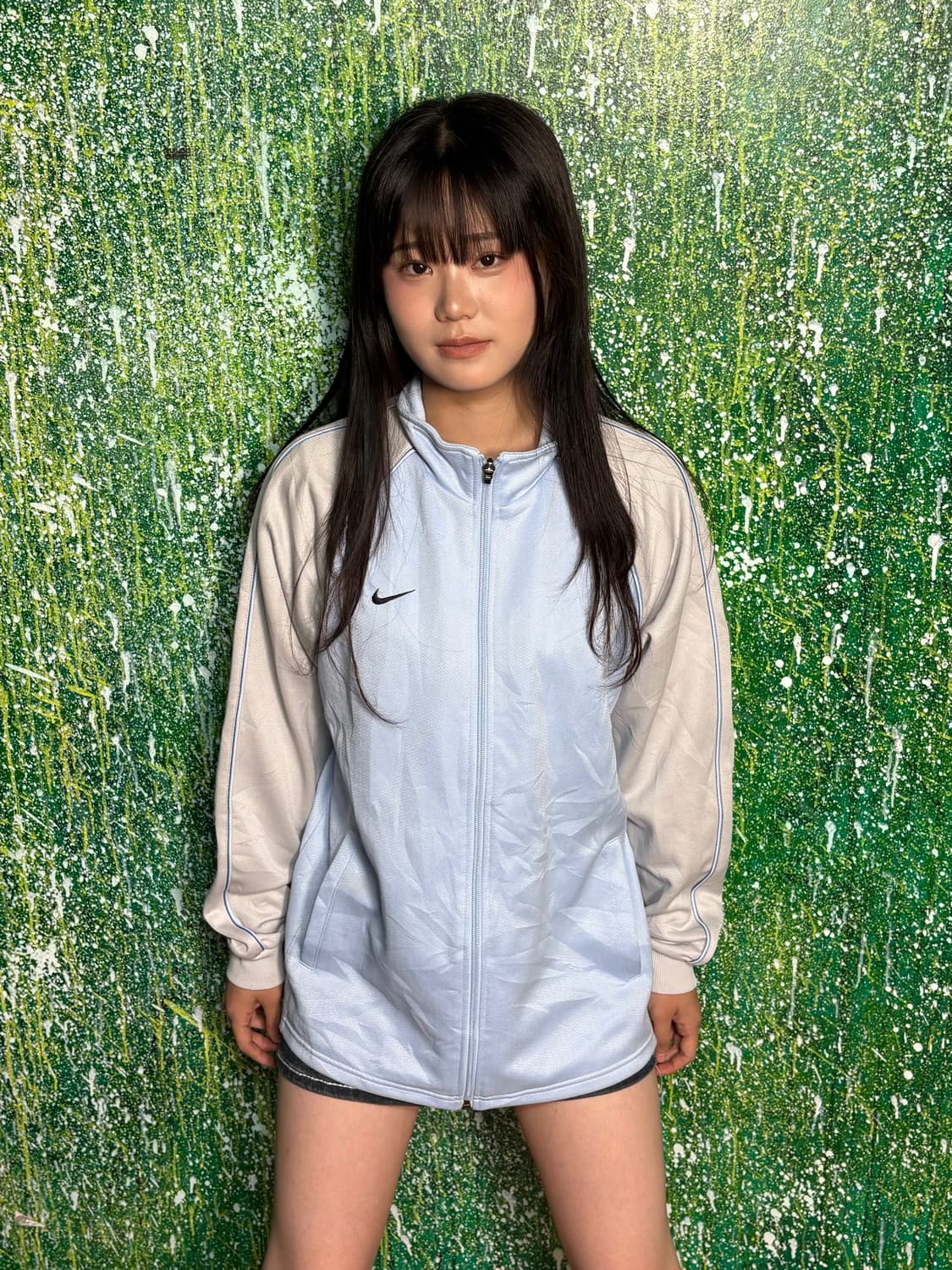 00s 나이키 스카이블루 화이트 져지 L  상품이미지1