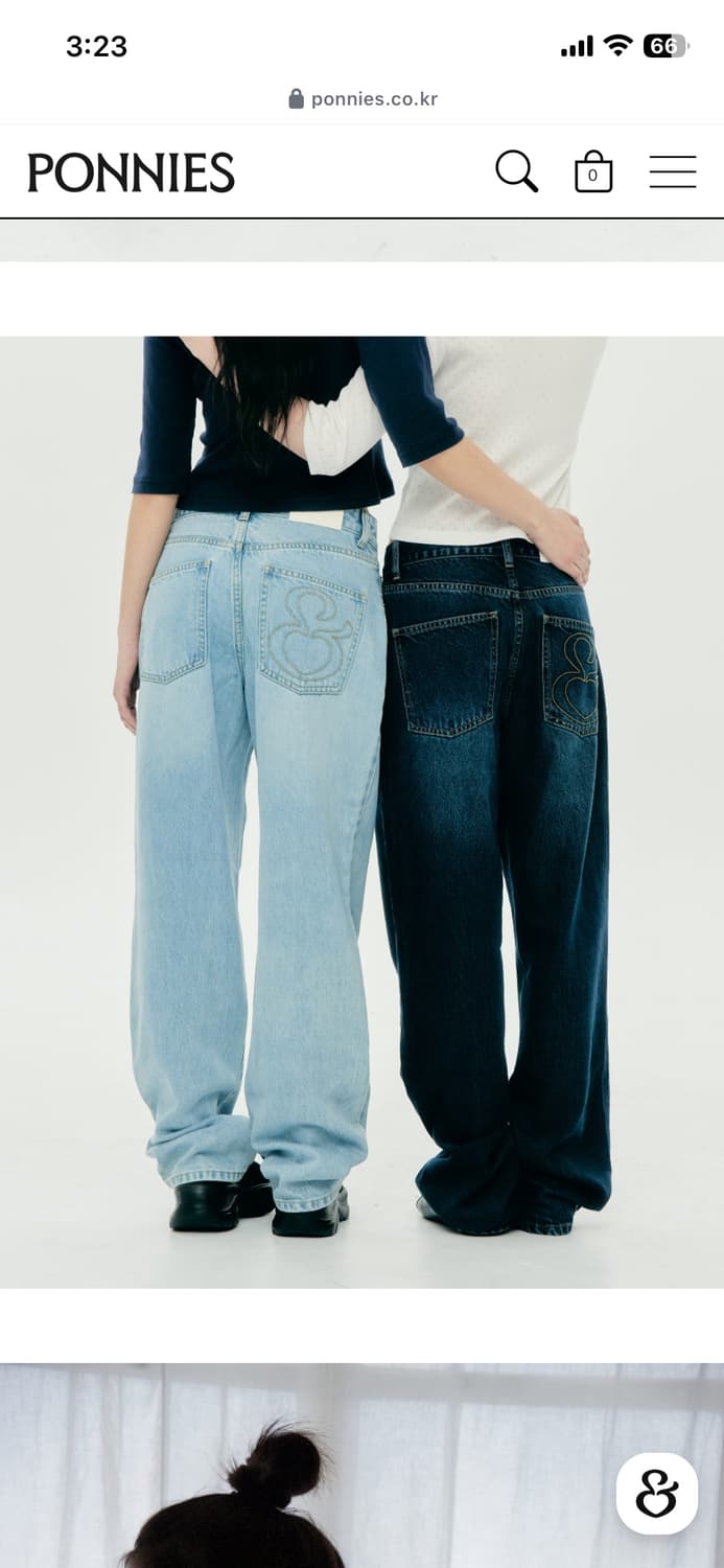 포니즈 921 미드 라이즈 진스 상품이미지1