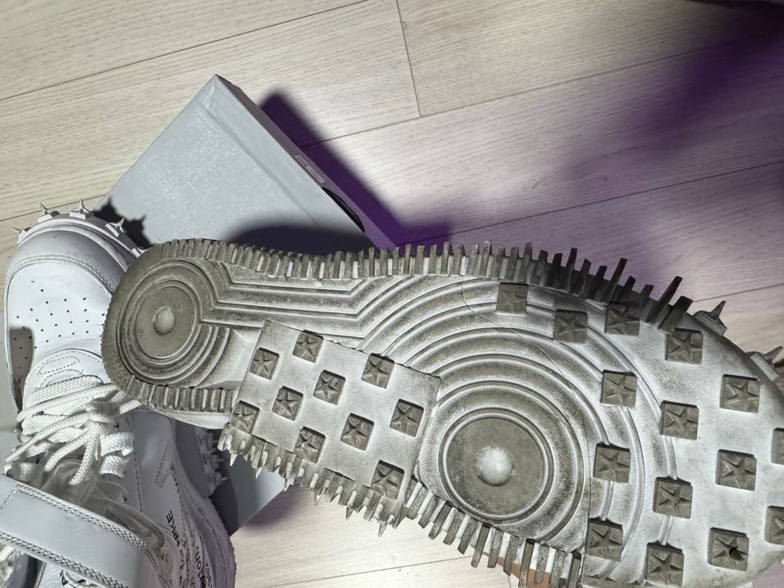 나이키 오프화이트 그래피티 에어포스 상품이미지6