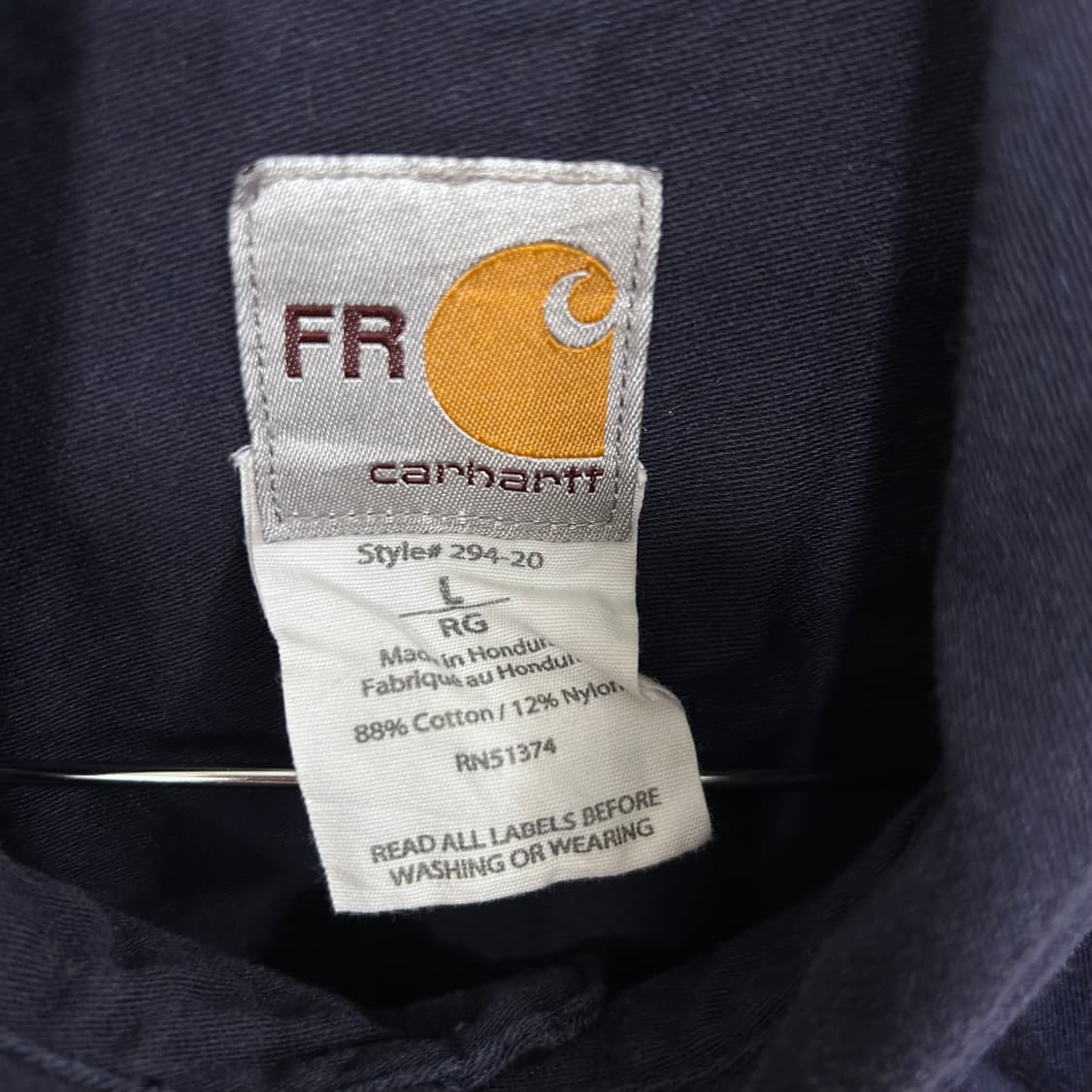 칼하트 FR 방염 데끼 커스텀 워크셔츠 상품이미지3