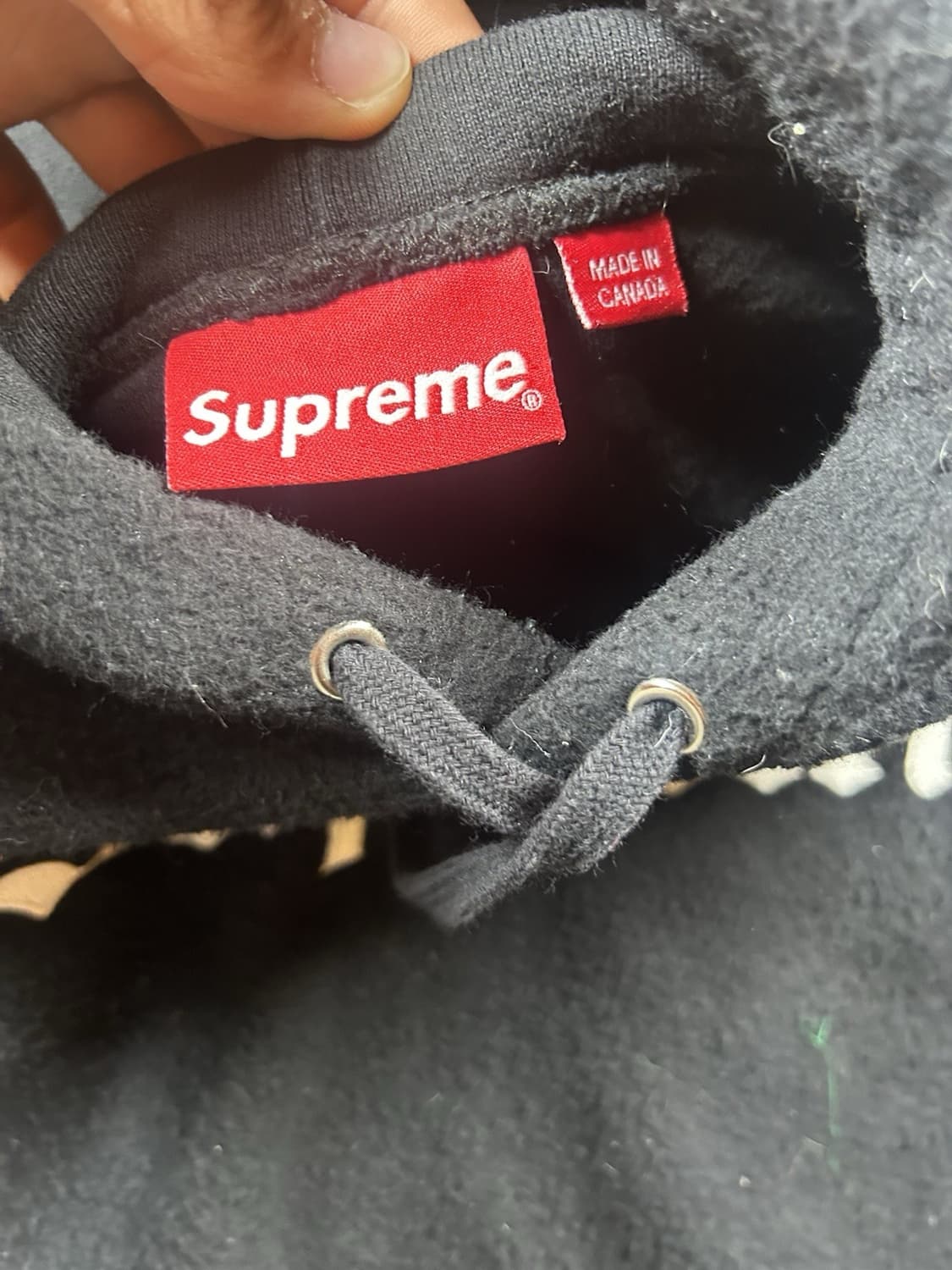 16FW 슈프림 리버스 플리스 후드티 상품이미지2