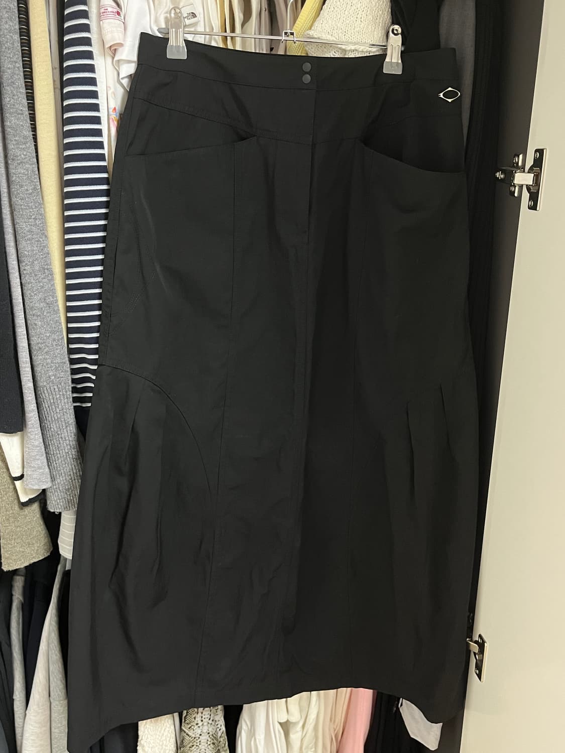 미스치프 RHOMBUS LONG SKIRT-BLACK 상품이미지8