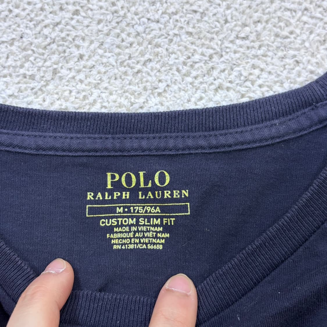 M 폴로랄프로렌 커스텀핏 반팔 0420E 상품이미지3
