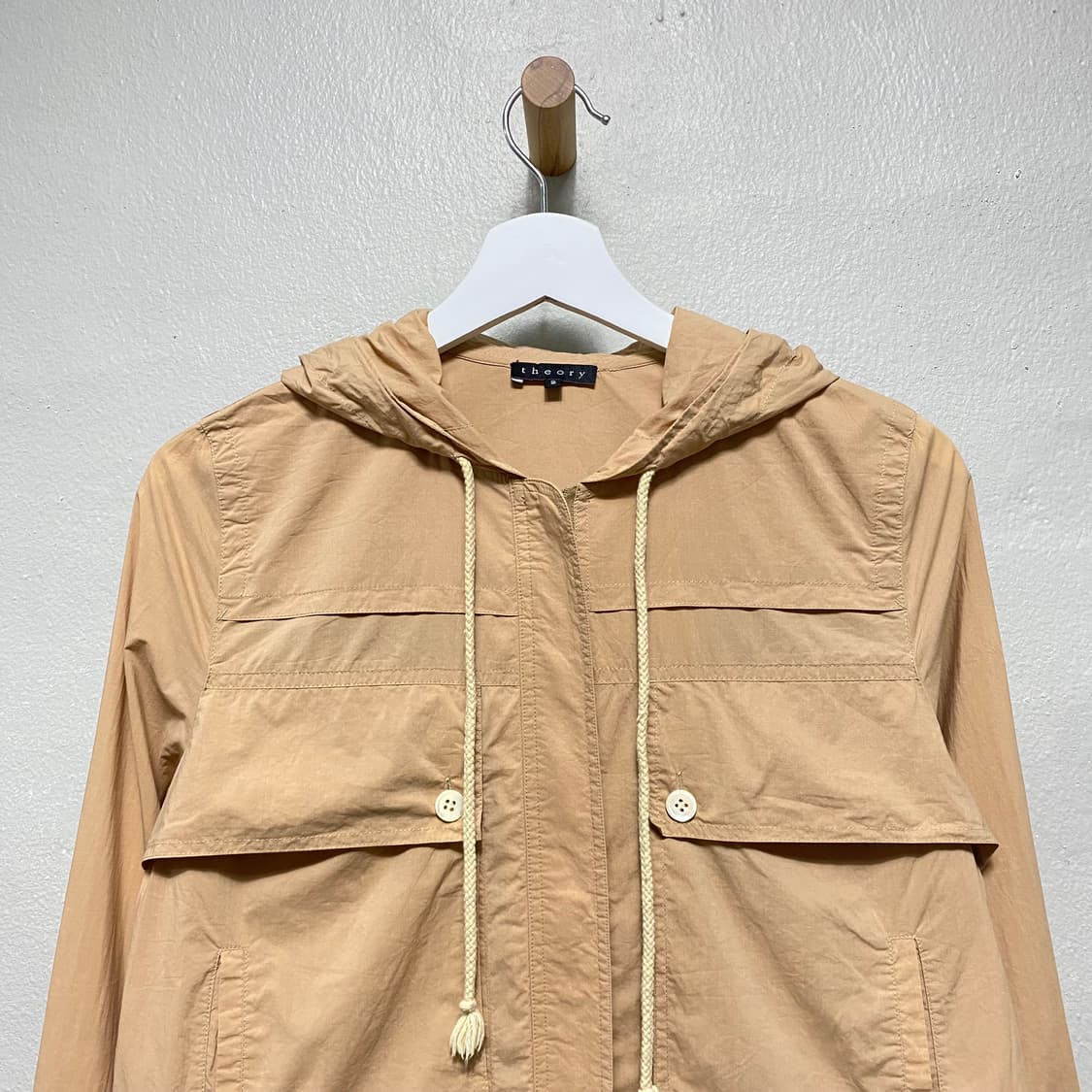 띠어리 디자인 후드 자켓 상품이미지2