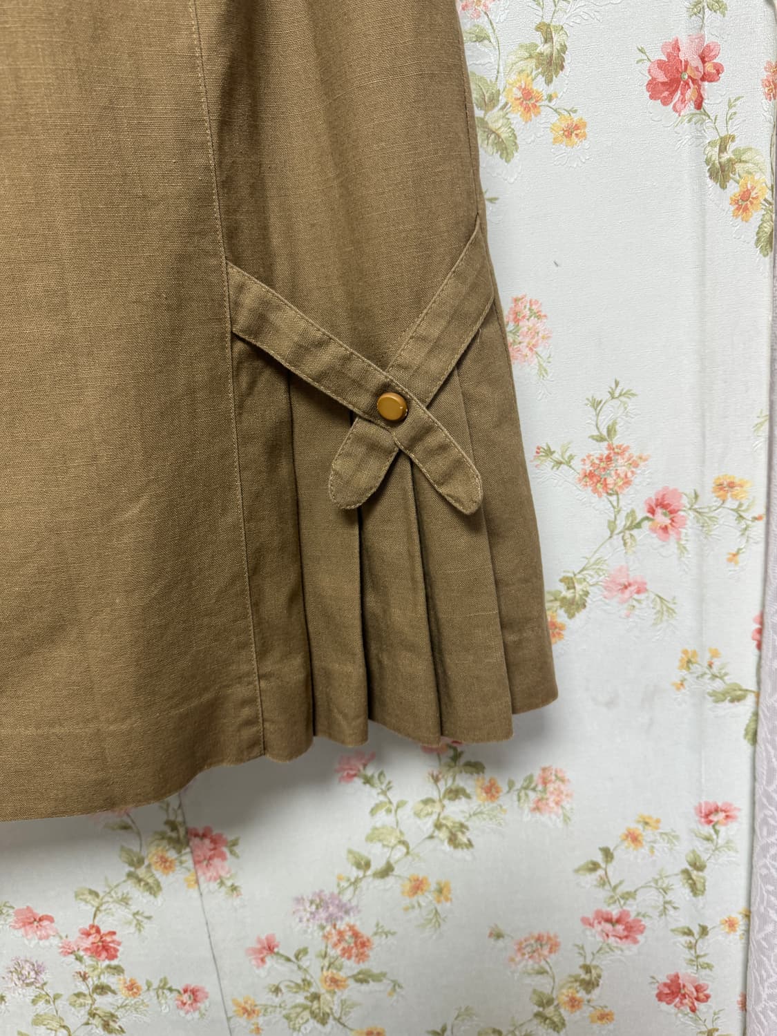 원지퍼 미디 스커트 상품이미지3