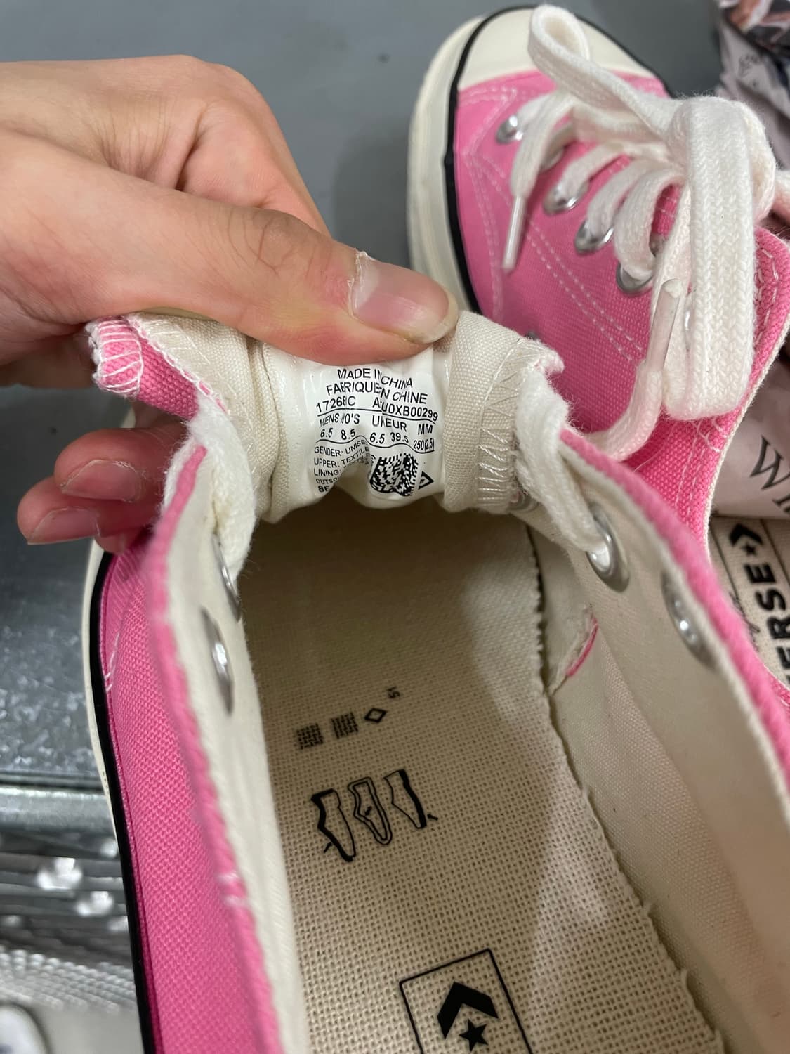 컨버스 척 테일러 핑크 250 상품이미지7